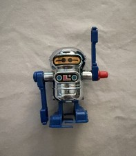 Vintage 1979 Tomy Wind-Up Walking Robot- Working