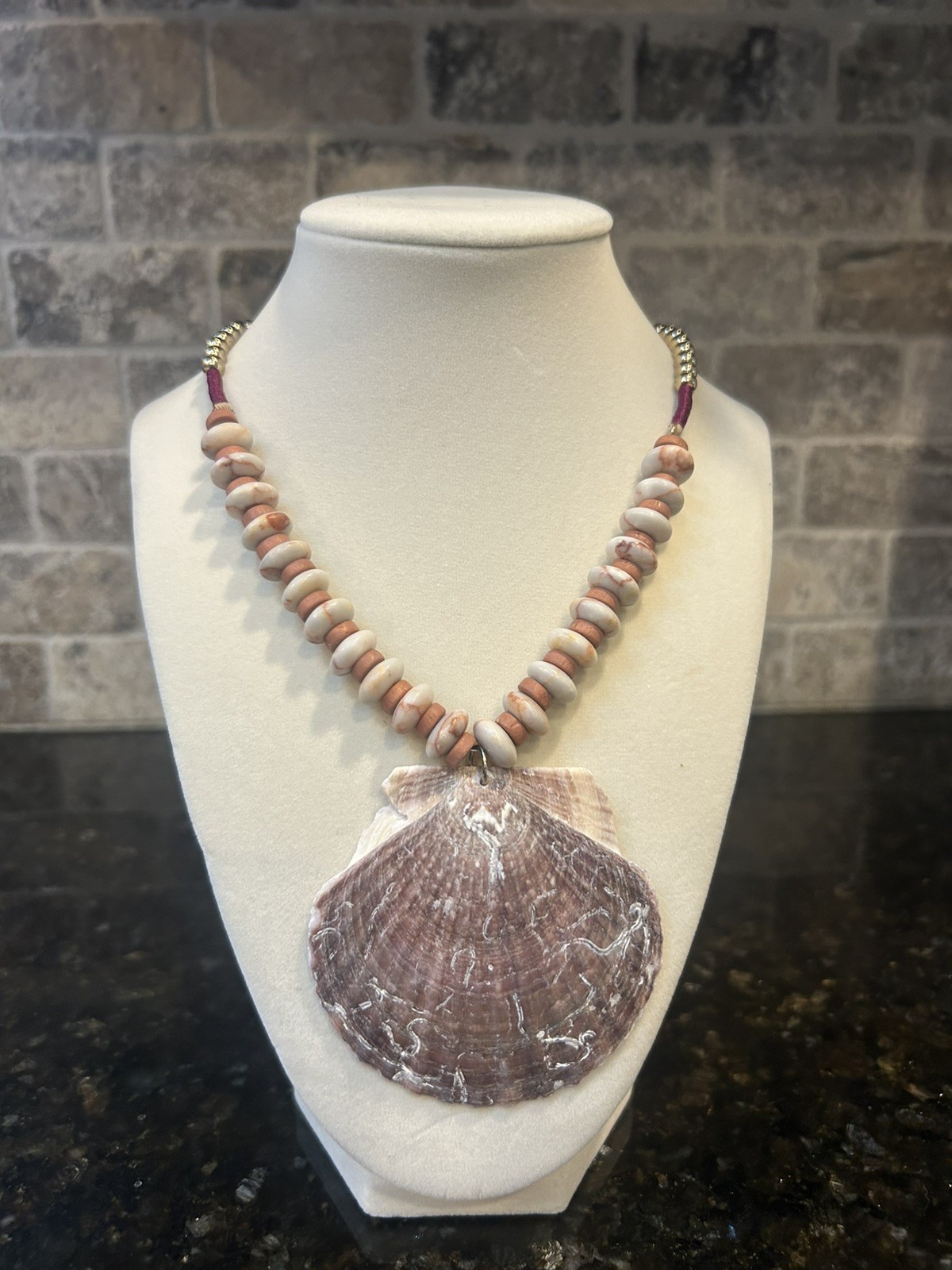 Free People Love Letter To The Sea Necklace NWT Bohemian Beach Adjustable Shell