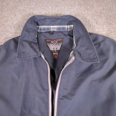 SCOTTEVEST Mens XXL Navy Blue TEC Technology Enabled Travel Jacket Zip #2794