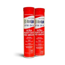 Ultra Heavy Duty Red Grease, 2-Pack of 14 Oz. Tubes Waterproof  High Temp L...