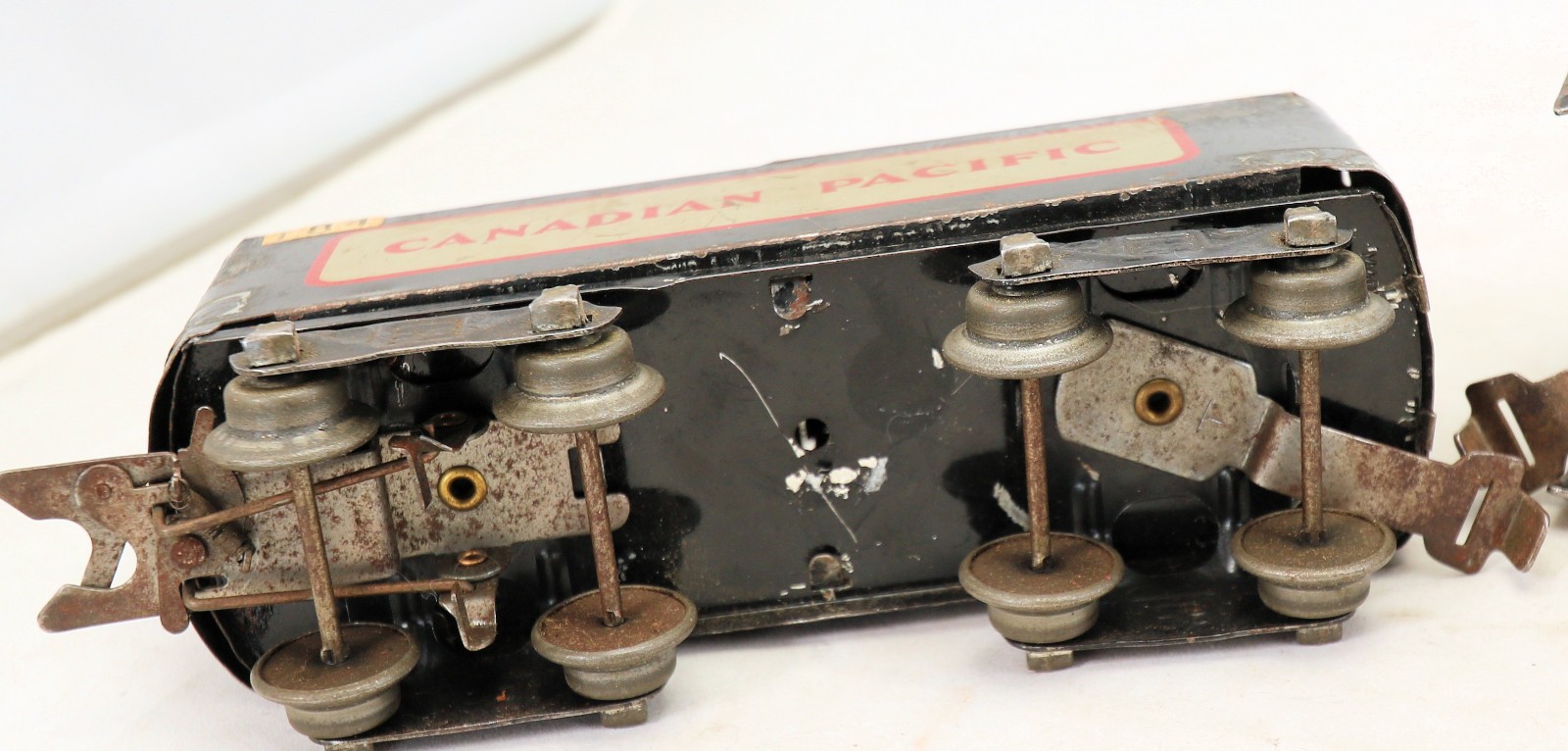 ORIG VINTAGE 1930s O GAUGE MARX CANADIAN PACIFIC 391 ENGINE & 8 WHEEL ...