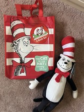 Dr Seuss Cat in the Hat  s Learning Library Lot of 6 Animal Books Tote Bag  Doll