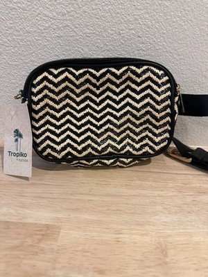 Tropiko by Kultura Chevron Recycled Plastic Fanny Pack NWT