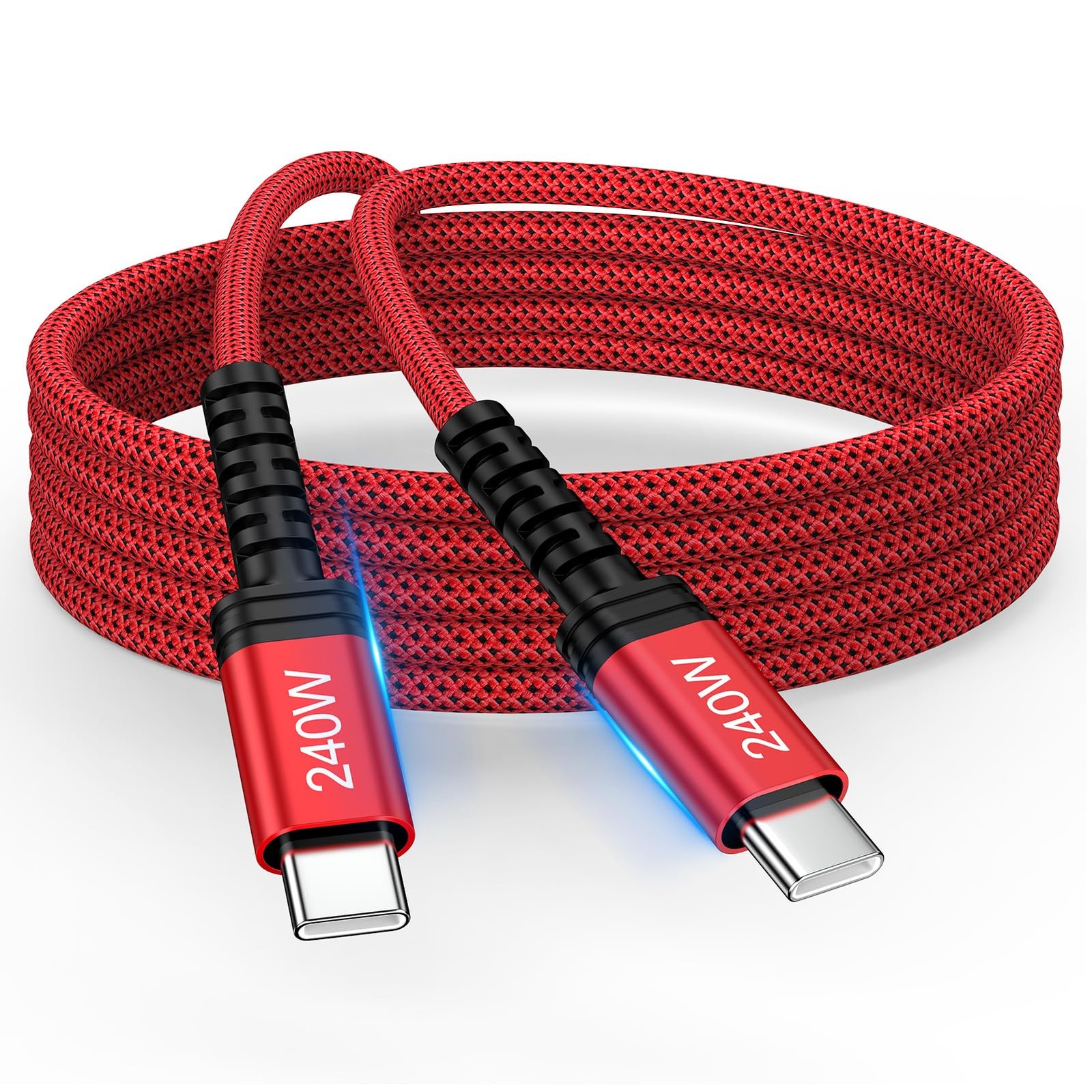 USB C to USB C Cable 3FT, 240W Fast Charging Type C Charger Cord, USBC Phone ...-image