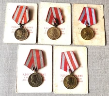 30 years of the Army and Navy Set of 5 USSR Soviet russian Military medals 1948