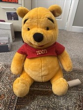 Vintage Mattel Disney Winnie The Pooh 20" Plush Large Stuffed Arcotoys With Tags