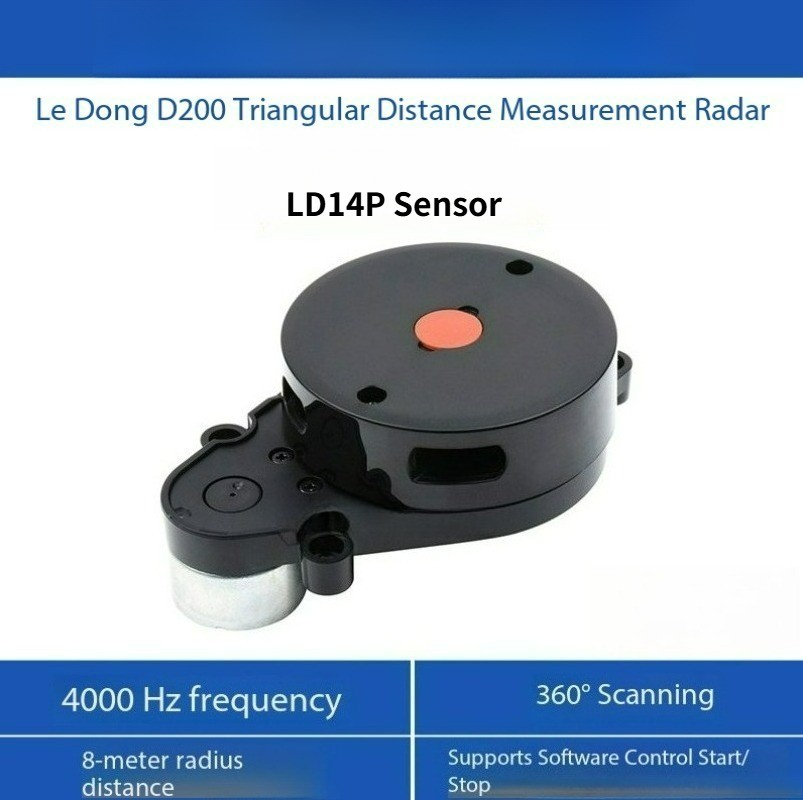 360° Glare-Resistant Obstacle-Avoidance Lidar Range-Finding Sensor Module