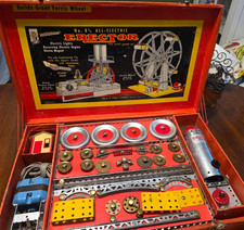 100 COMPLETE 1957 GILBERT ERECTOR SET/ 8 1/2 FERRIS WHEEL SET/ USE VERY LITTLE