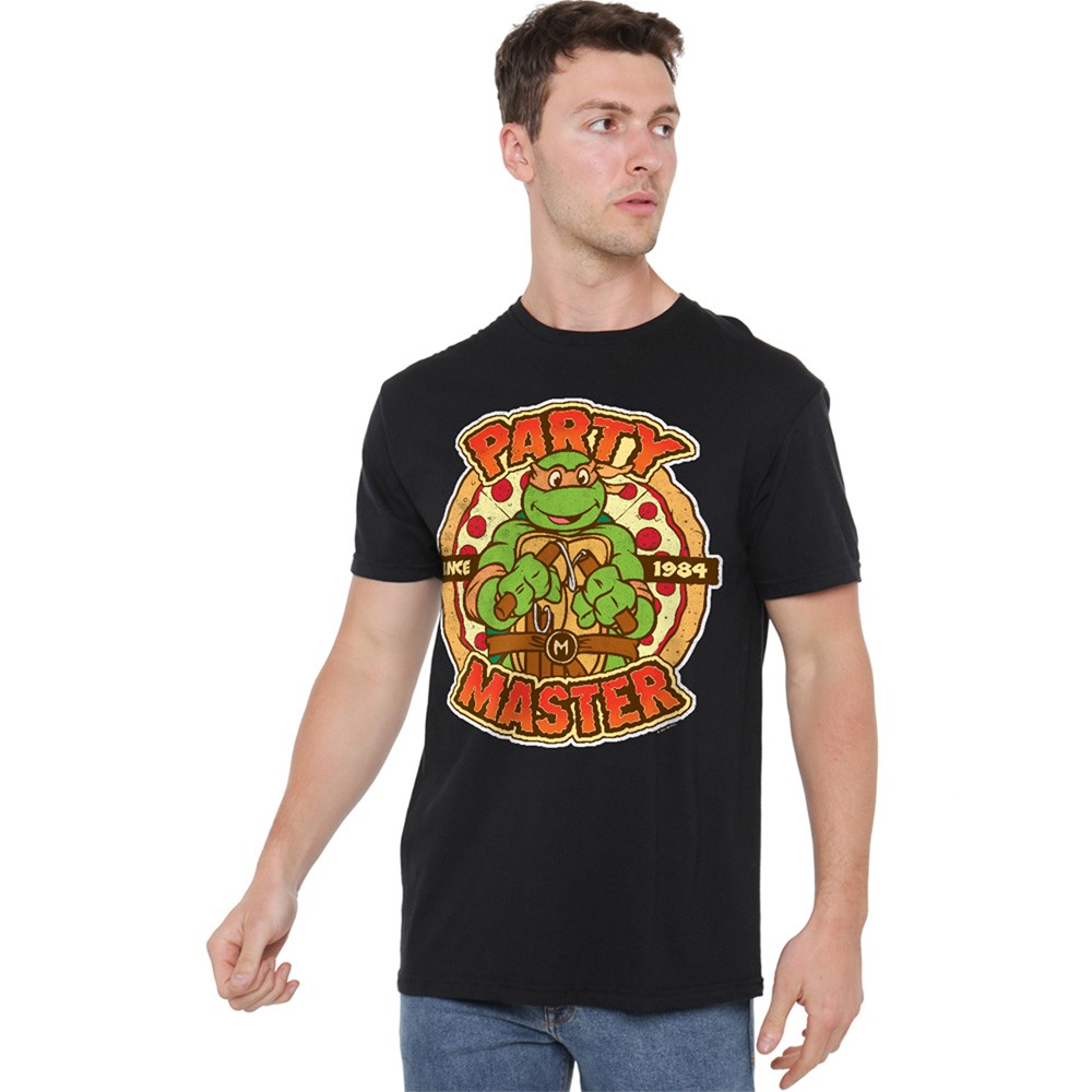 Teenage Mutant Ninja Turtles Mikey Party Master T-Shirt S-5XL