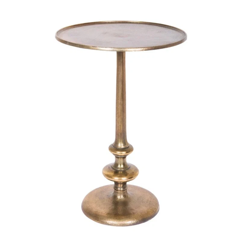 Antiques Brass Unique Design Bars Restaurant Cocktail Drink Stand End Side Table - Image 2 of 4