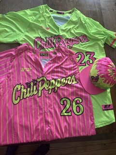 Tri City Chili Peppers lot Cosmic Baseball
