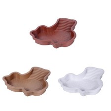 Reptile Bathing Pool Reptile Bath Bowl with Ramp Reptile Feeding Dish Climbing