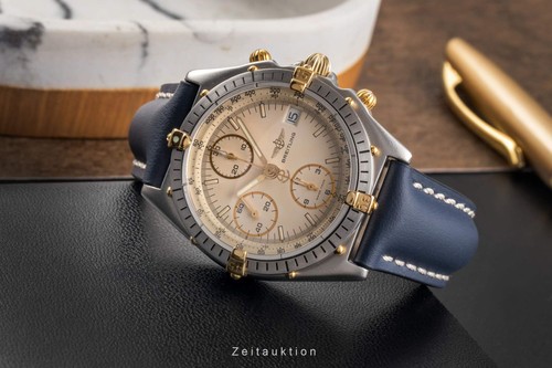Breitling Chronomat Chronograph Stahl / vergoldet Automatik Ref. 81950 Klassiker - Bild 3 von 13
