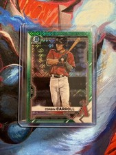 CORBIN CARROLL 2021 BOWMAN CHROME MOJO GREEN #62/99