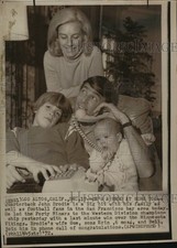 1972 Quarterback John Brodie Wife Sue Erin Bell Sf 49Ers 8X11 Vintage Photo