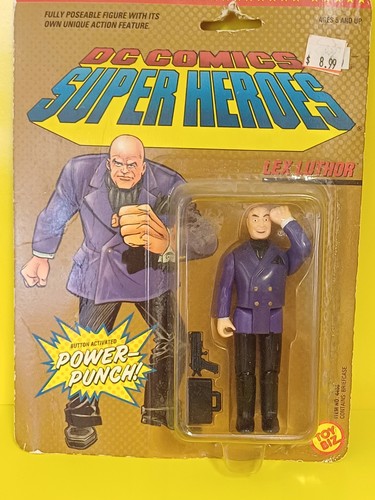 Superman Lex Luthor DC SUPERHEROES Toy Biz Moc - Rare DC Vintage 80’s - Picture 2 of 12