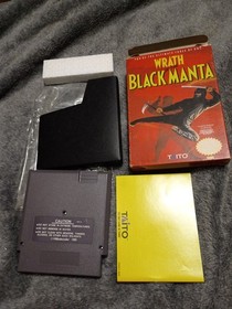 Wrath of the Black Manta NES Nintendo Complete CIB! Very Good Condition! NICE!