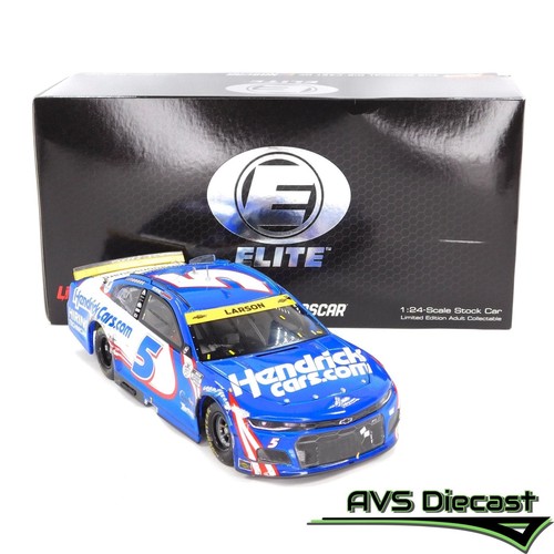 Kyle Larson 2021 Hendrickcars.com Kansas Win Elite 1:24 Nascar Diecast - Picture 2 of 4