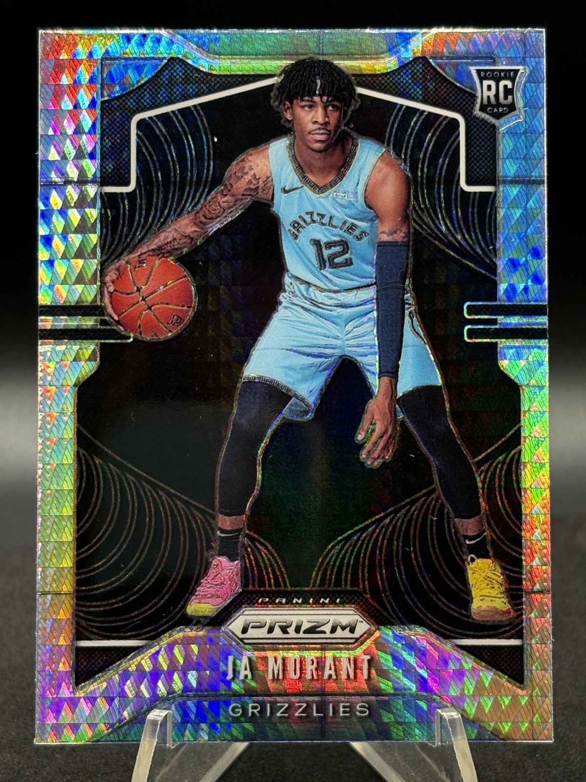 2019-20 Panini Prizm #249 Ja Morant Prizms Hyper