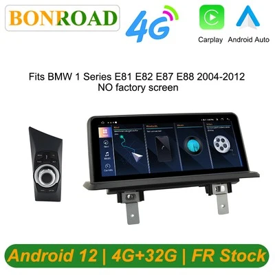 Wireless CarPlay Android Touchscreen For BMW E81 E82 E87 E88 2005-2012 Stereo - Photo 1/4