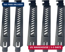 10PCS Black PCI Slot Covers,Dust Filter Bracket Expansion Blanking Plate for Com