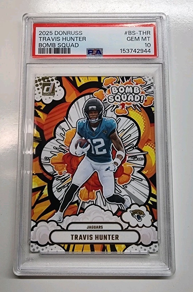 Travis Hunter Panini Donruss Bomb Squad #BSTHR Base
