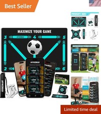 Eco-Friendly Soccer Training Mat with Video Instruction for Youth Skill Building