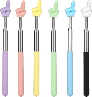 6 Pcs Telescopic Teacher Pointer Extendable Finger Pointer Stick For Classroom
