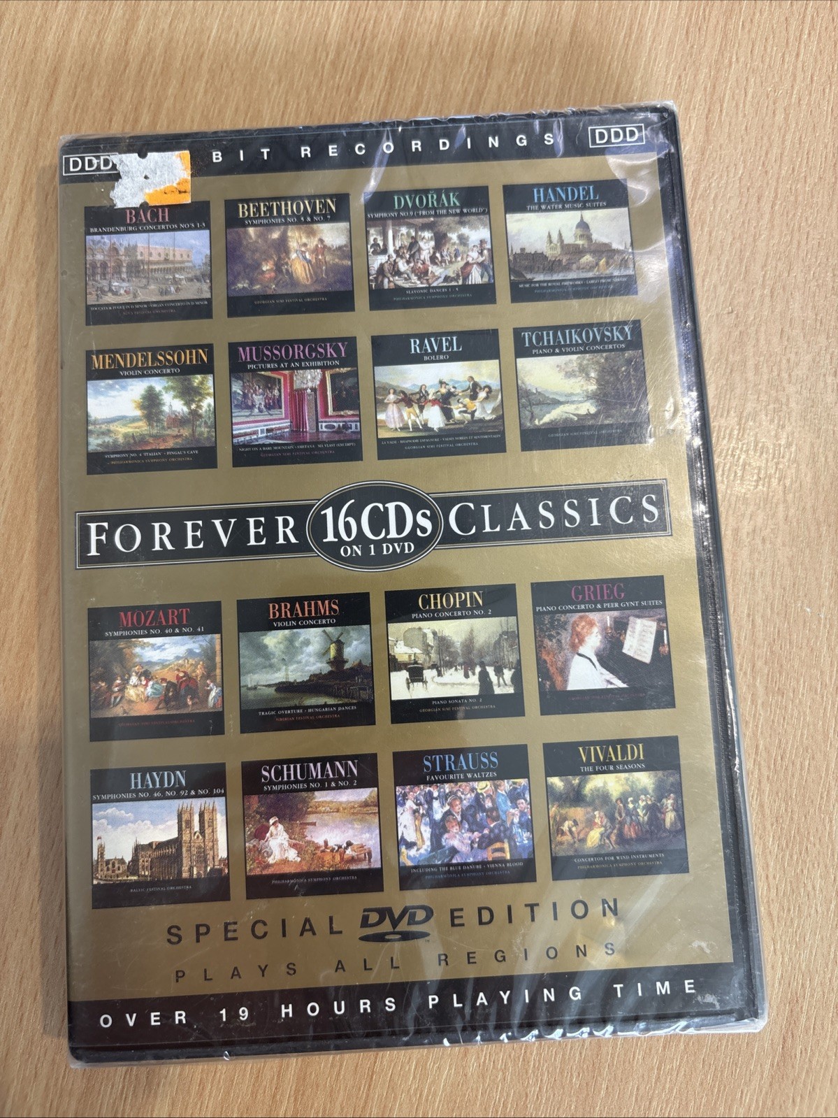 Forever Classics [DVD] [Region 0] Beethoven Brahms Vivaldi Mozart Brand New