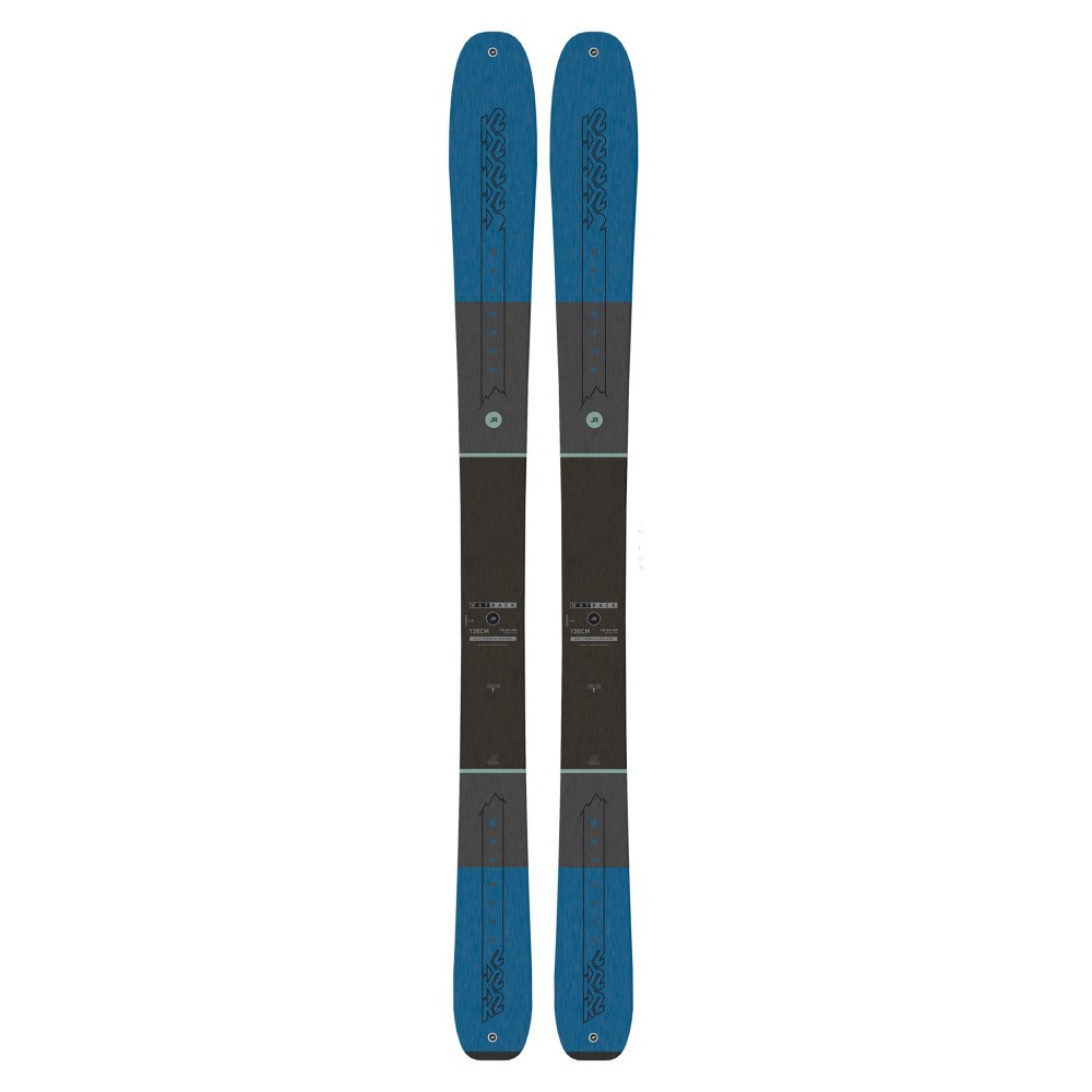Ski Wayback Jr ultraléger avec noyau bois de paulownia pour faciliter les ascensions