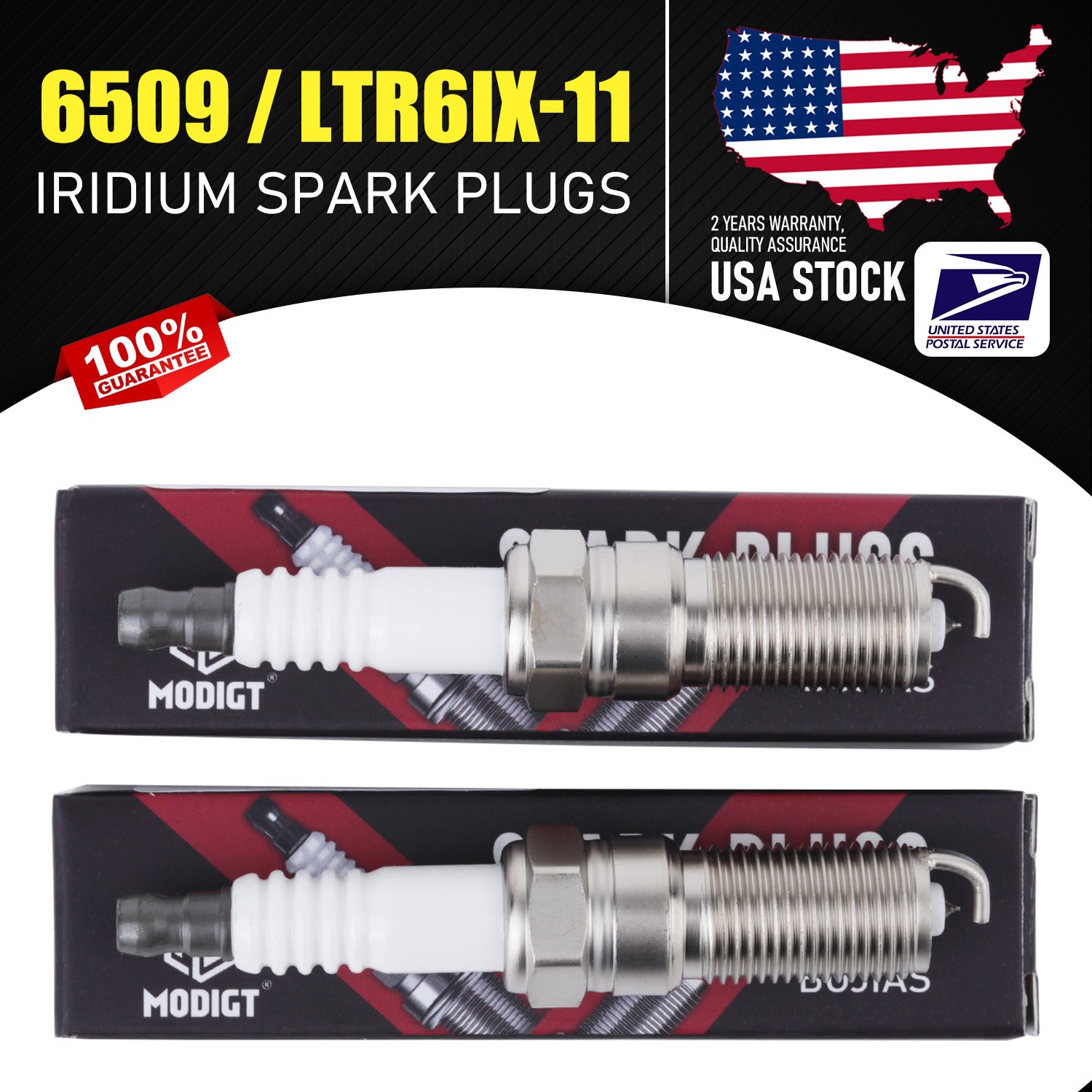 8PCS New OEM Iridium IX Spark Plugs For NGK 6509 LTR6IX-11 For 2011-15 Ford 5.0L