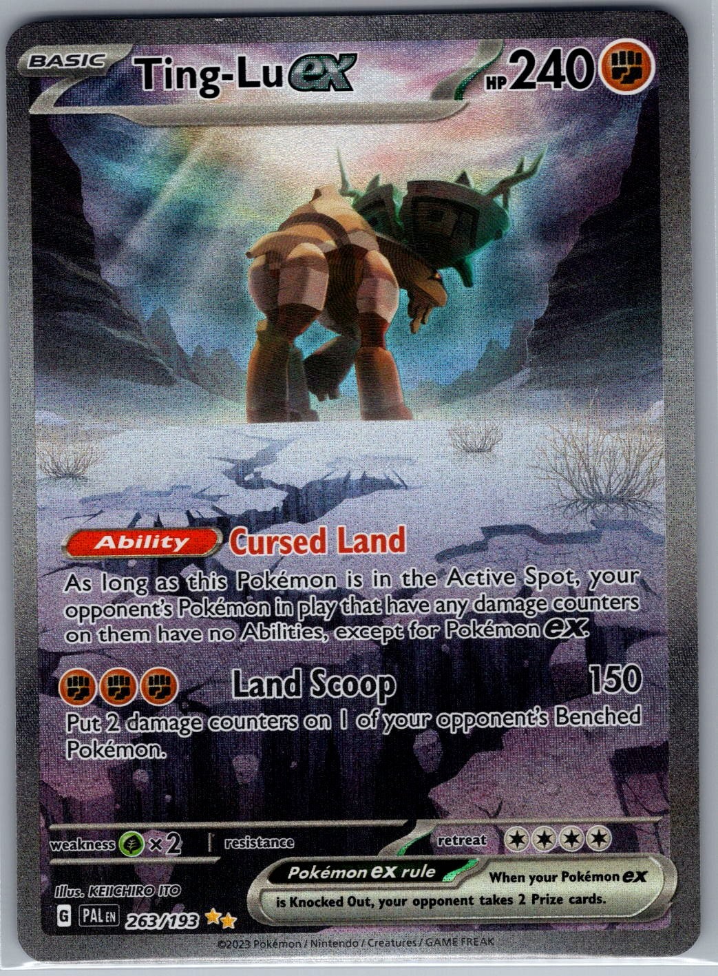 Ting-Lu ex - 263/193 SV02: Paldea Evolved - Pokemon Card - NM