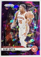 2024-25 Panini Prizm Purple Cracked Ice Prizm /149 Clint Capela #161 Hawks 🟣✨️