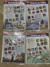 Celebrate the Century USPS Stamp 4 Sets 1950&rsquo;s 60&rsquo;s 80&rsquo;s & 90&rsquo;s All sealed.
