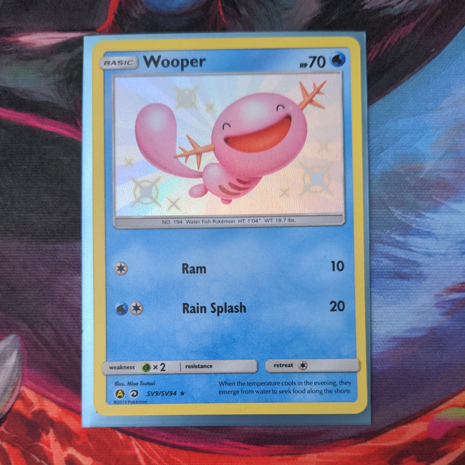 Wooper SV9/SV94 Hidden Fates: Shiny Vault Holo NM/M