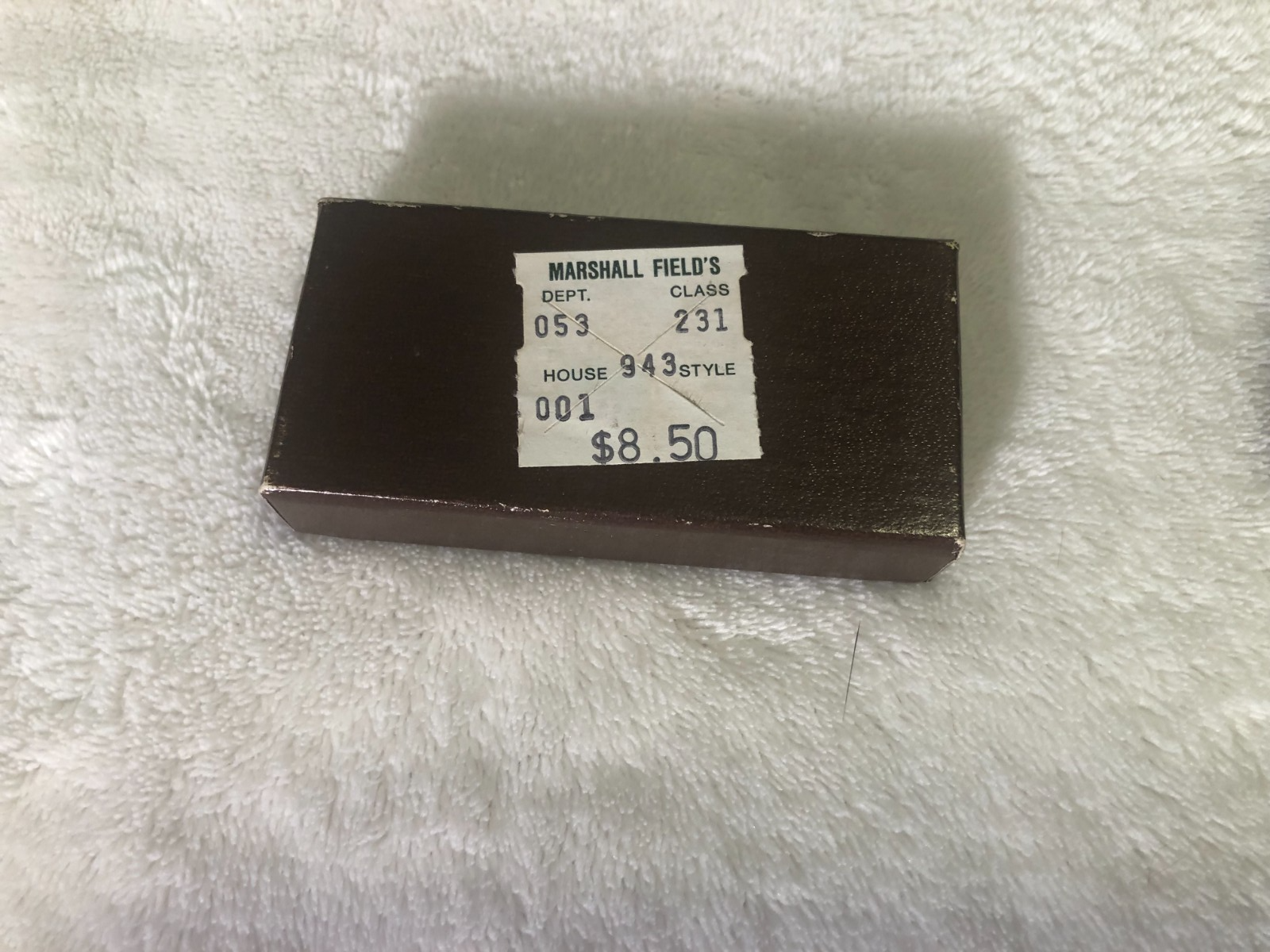 Vintage Pierre Cardin tie bar collar clasp original box Marshall Fields ...