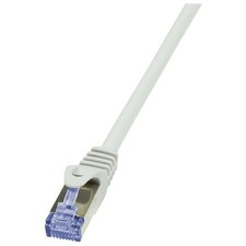 Image of LogiLink CQ3102S RJ45 Network cable CAT 6A Grey Flame-retardant 15 m