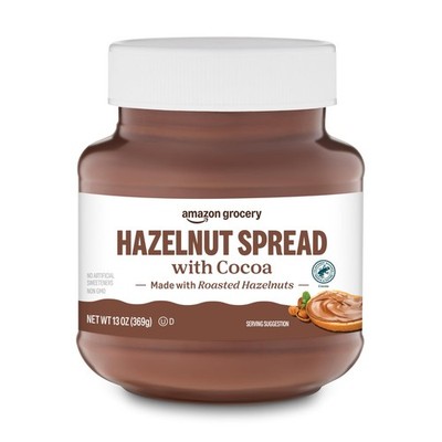 Amazon Grocery, Hazelnut Spread With Cocoa, 13 Oz 13 Ounce (Pack of 1)