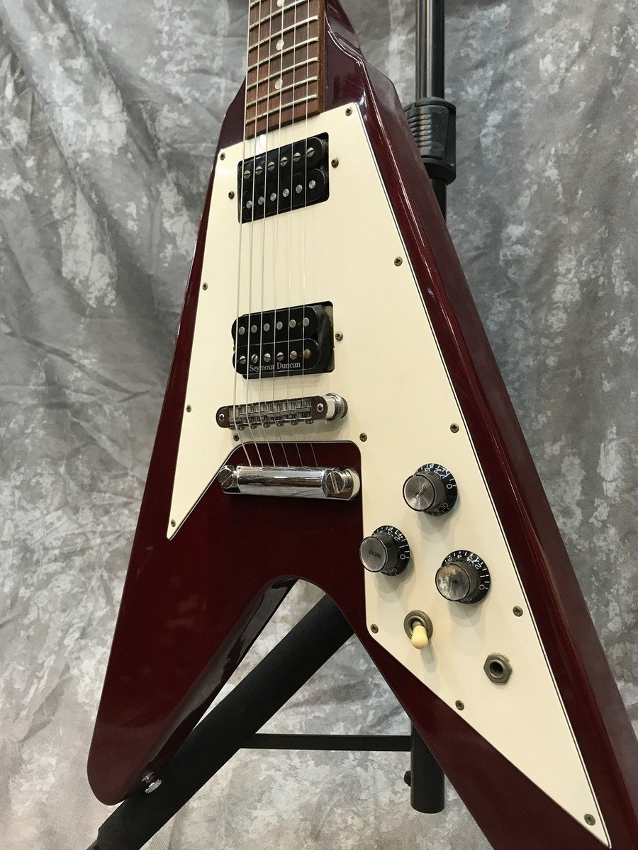 Gibson 1967 Flying V Reissue Cherry Made in USA 1996 Solid Body