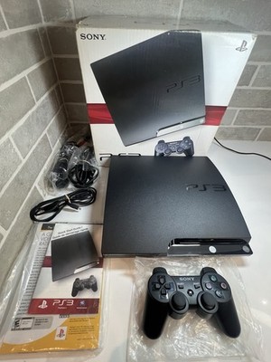 MINT Sony PlayStation 3 PS3 Slim 120GB Console - Complete in Box CIB - LIKE NEW