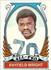 1972 Topps RAYFIELD WRIGHT ROOKIE All Pro High Number #266 EX/MT *SET BREAK*