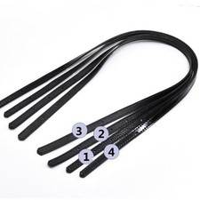 1 Pair Genuine Leather Shoulder Purse Handbag Bag Handle DIY Strap 71cm