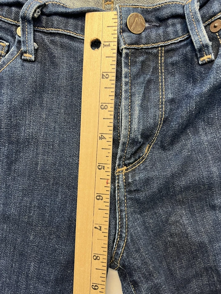 Citizens of Humanity Elson Jeans Womens Blue Denim Medium Rise Straight Leg USA - Image 3 of 4