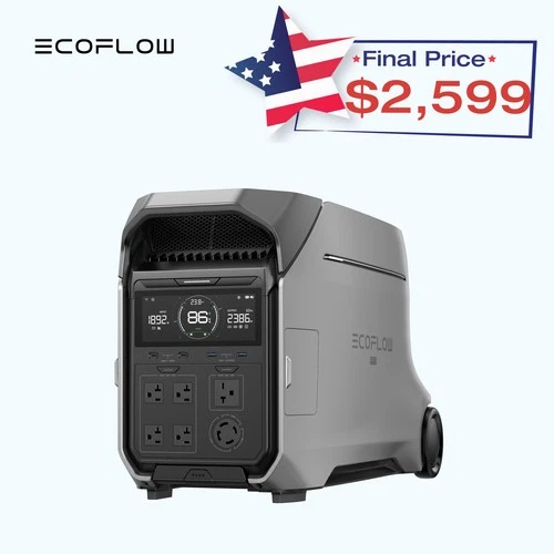 EcoFlow DELTA Pro 3 4000Wh Portable Power Station for Home Backup LFP Battery
