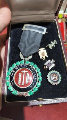 Medaille Orden Gewerkschaftsverdienst Sterlingsilber Abzeichen Phalanx