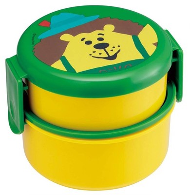 Skater Bento Box 2 Tiers Round Mr Prick Pants 500ml ONWR1