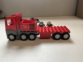 LEGO DUPLO Fire Truck w/ Firefighter Figure,