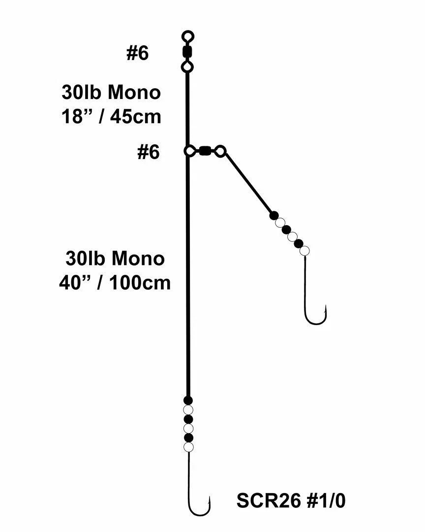 Cox & Rawle Plaice Trace Rig 1/0