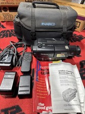 Sony Handycam Video 8 CCD-TR76 12x Digital Zoom Camera Bundle TESTED Canvas Bag