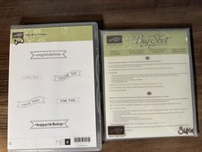 Stampin Up Stamp Set Itty Bitty Banners  Bitty Banners Dies